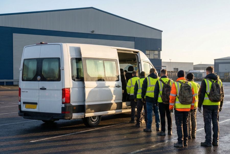 Darbuotojų pervežimas į ir iš darbo